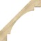 Ekena Millwork 4"W x 40"D x 40"H Merced Rough Sawn Knee Brace, Douglas Fir BRC04X40X40MRC00RDF - alternate 2